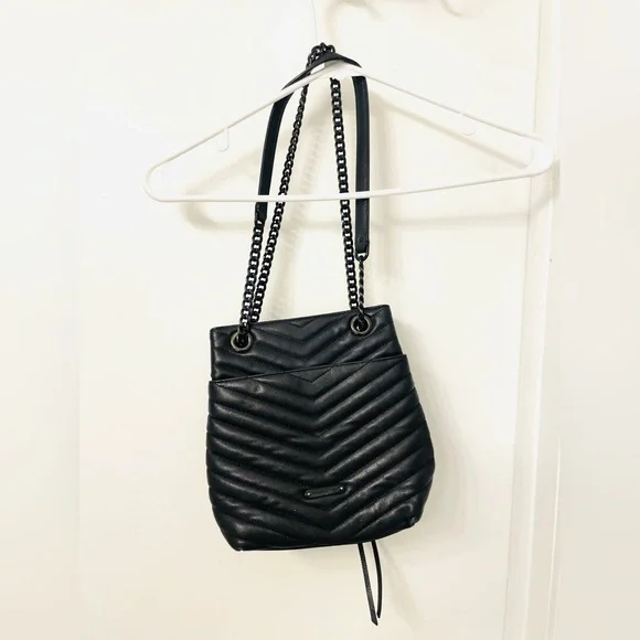 Rebecca Minkoff | Bags | Black Quilted Shoulder Bag | Poshmark display picture 3